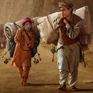 Afghan children 