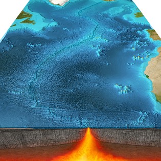 Mid Atlantic ridge 