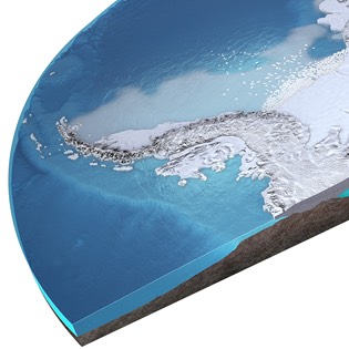 Antarctica cross section 