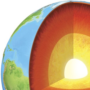 Earth cross section 