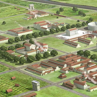 Verulamium reconstruction illustration 