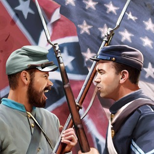 Confederate & Unionist soldiers 