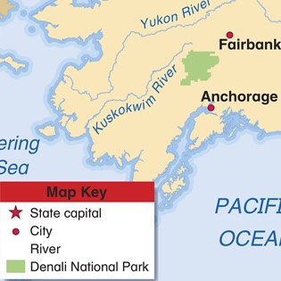 Alaska map 