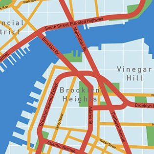 New York City street plan 