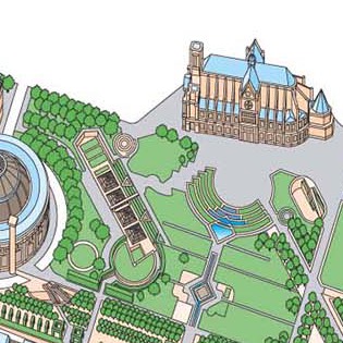 Forum des Halles street plan 