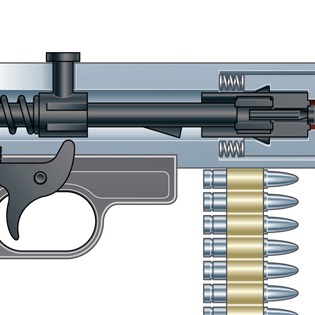 How a machine gun works 