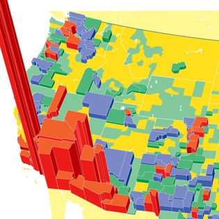 Hispanic population USA diagram 